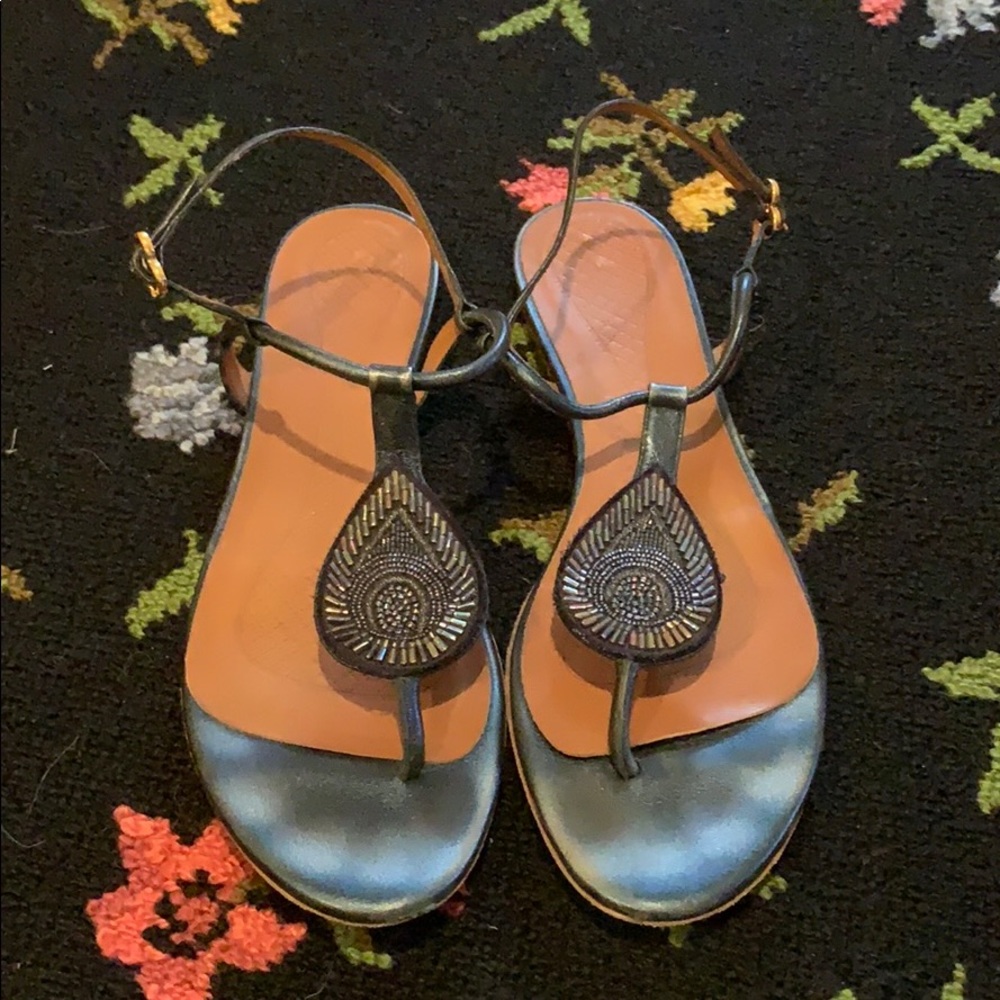 Simple, blue flats